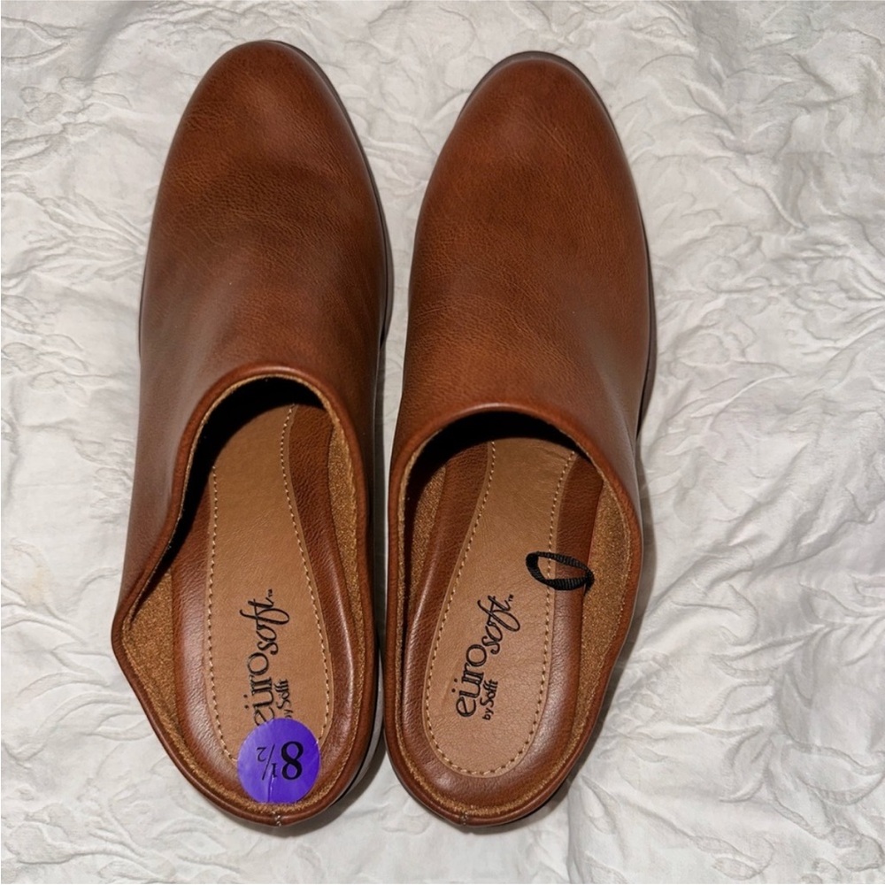 Brown Slip-On Booties